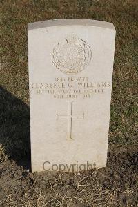 Ismailia War Memorial Cemetery - Williams, Clarence George